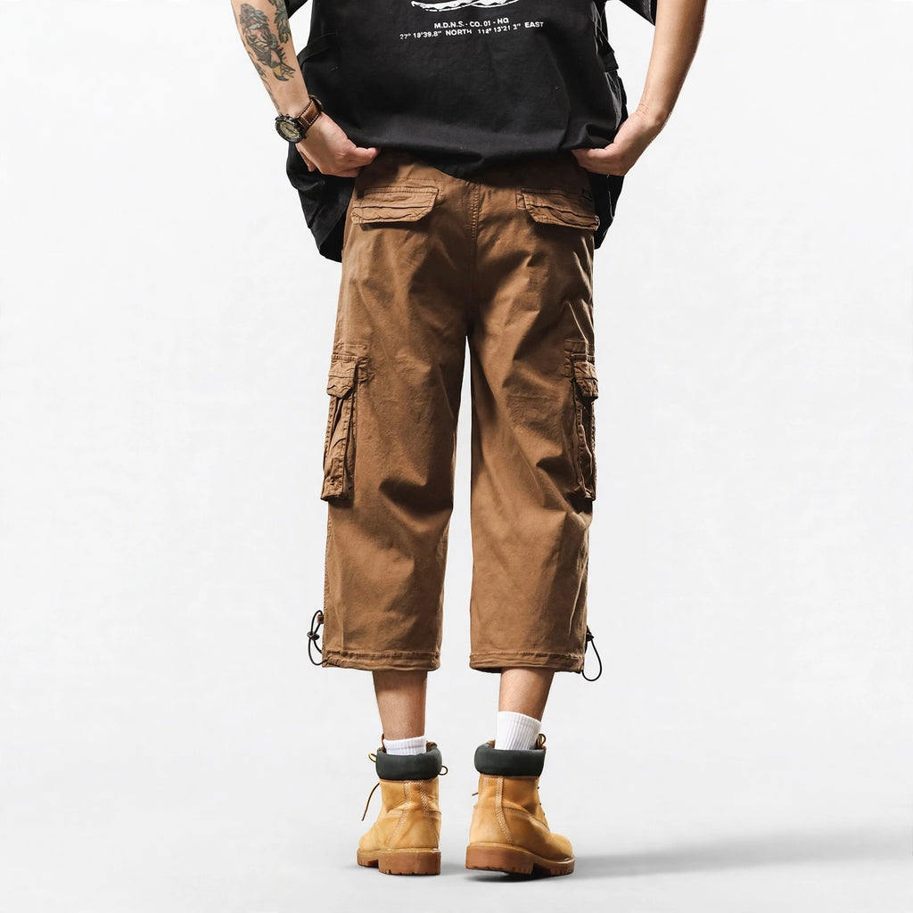 Below-the-Knee Cargo Shorts #2238