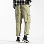 Baggy Fit Double-Knee Cargo Pants #S1617