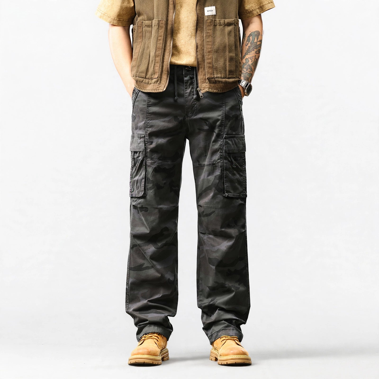 Lightweight Camouflage Cargo Pants #2233