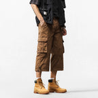 Below-the-Knee Cargo Shorts #2238